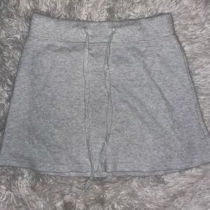 Brandy Melville grey cotton skirt